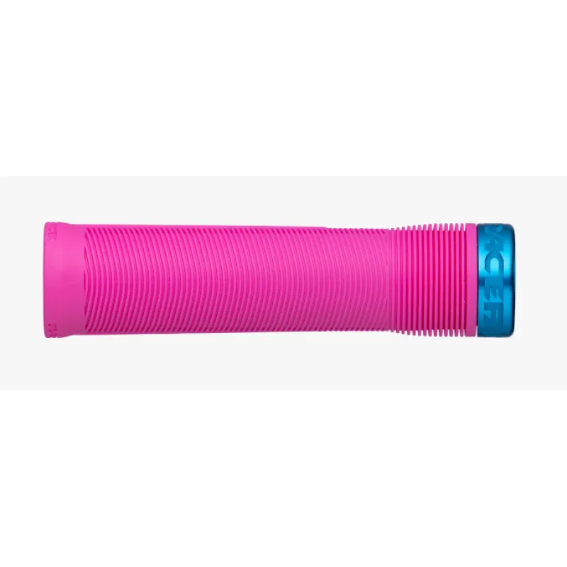 Retur gratuit Manșoane pentru bicicletă RACE FACE Chester Grips 31mm Magenta Turquoise